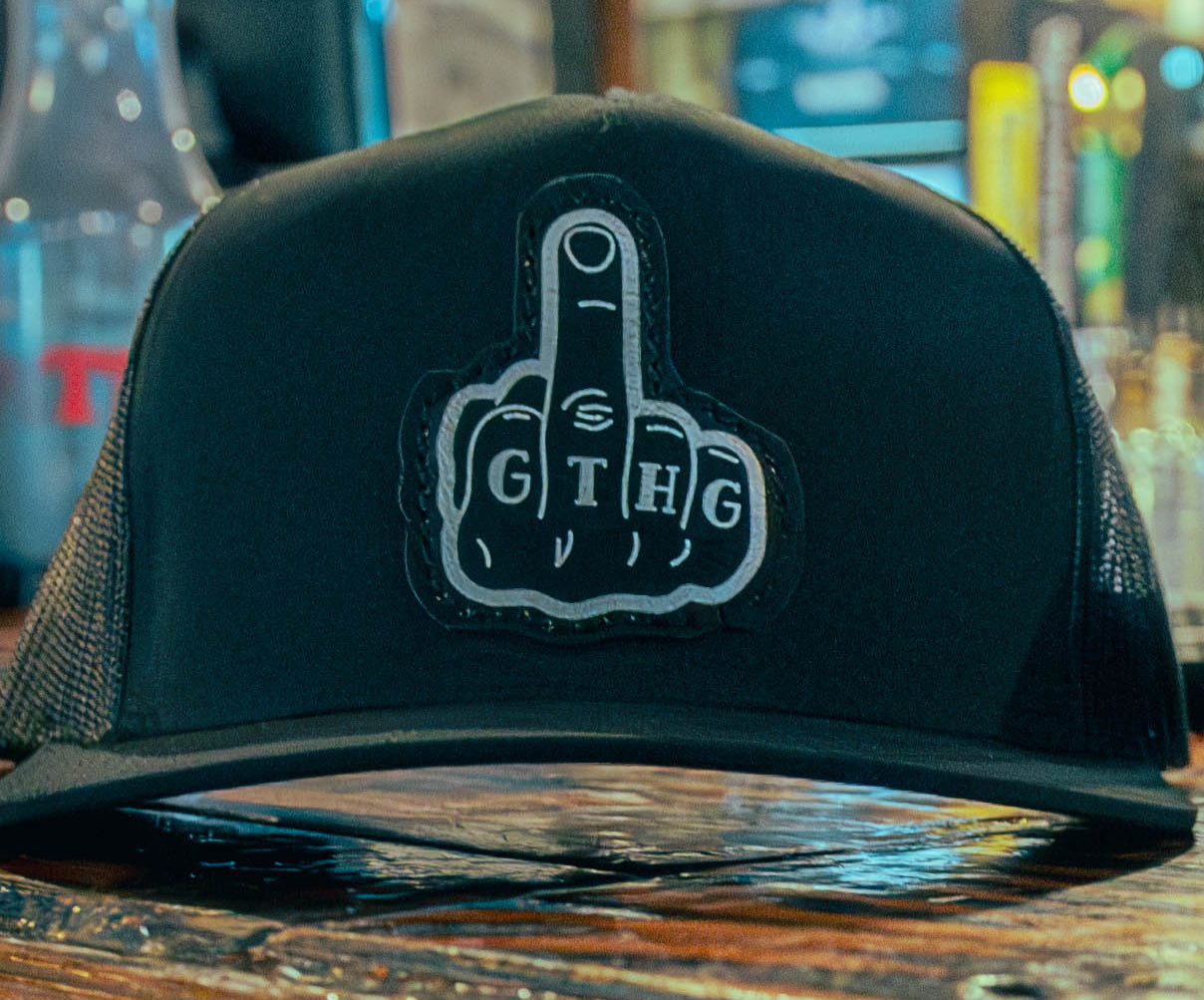 Black Middle Finger Hat