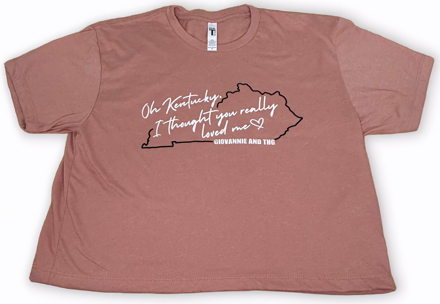 Pink Kentucky Crop Top